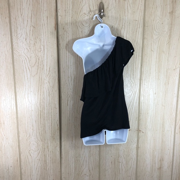 Ultra Flirt 3 Way Convertible Ruffled Top Size M - Picture 2 of 8